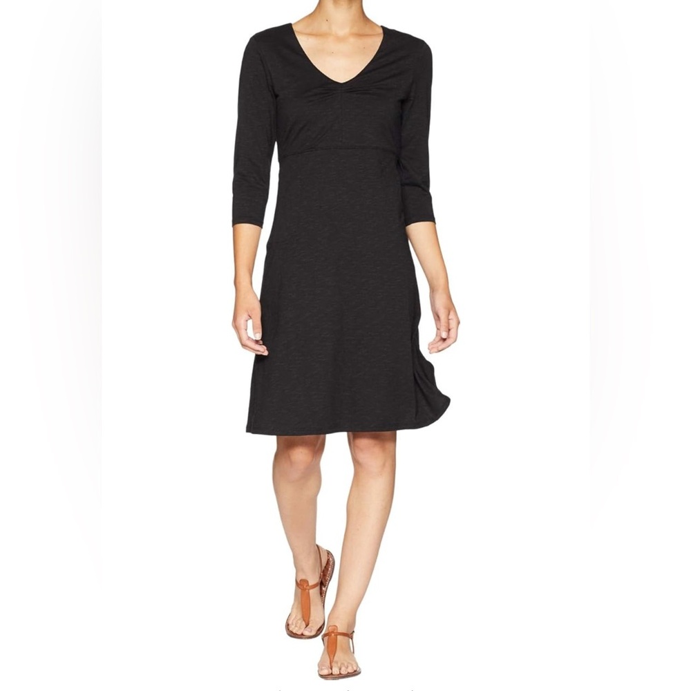 Toad&Co Rosalinda Dress Black Size Medium